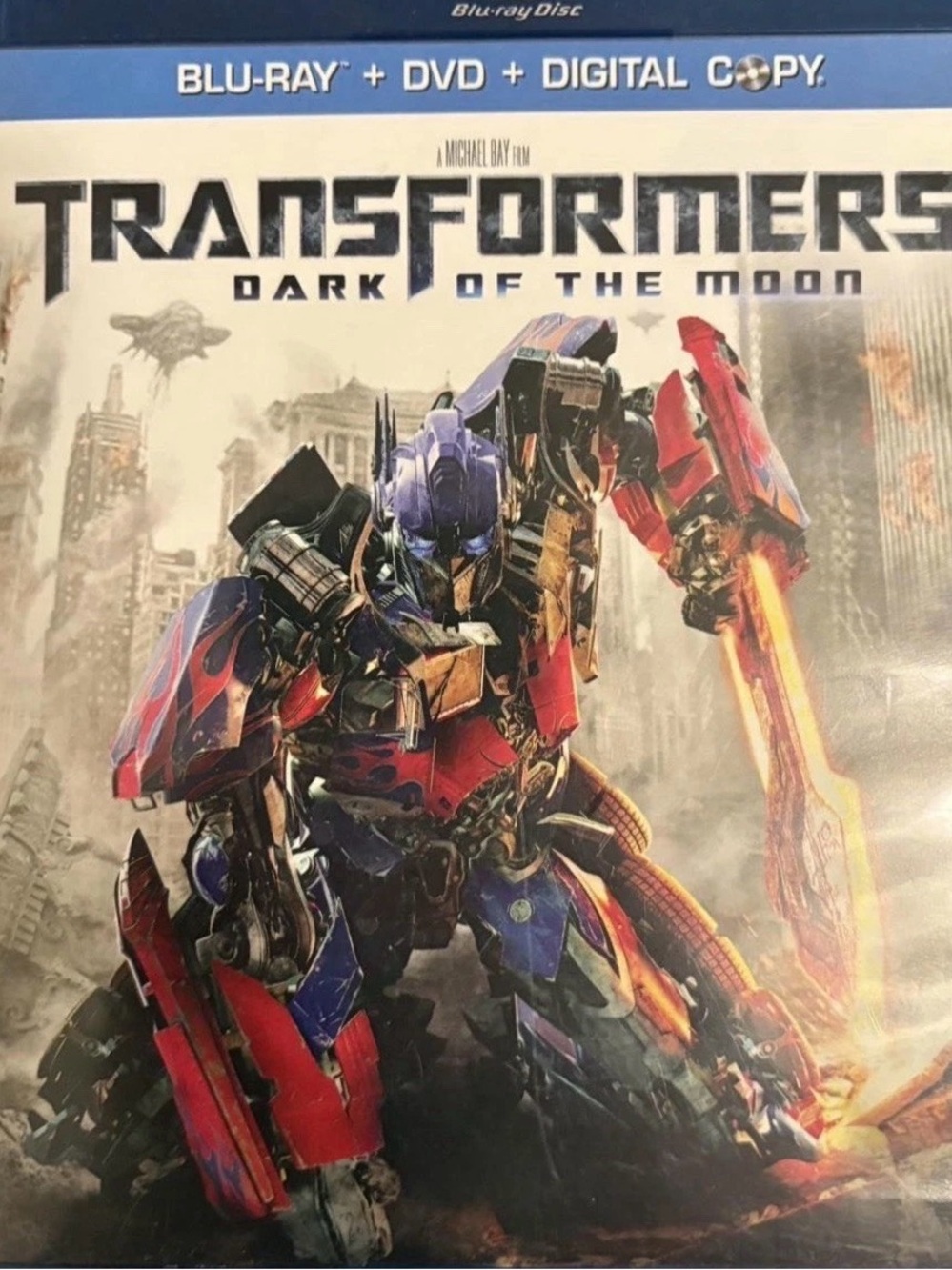 Transformers Dark of the Moon (2014) Blu-Ray and DVD disc set